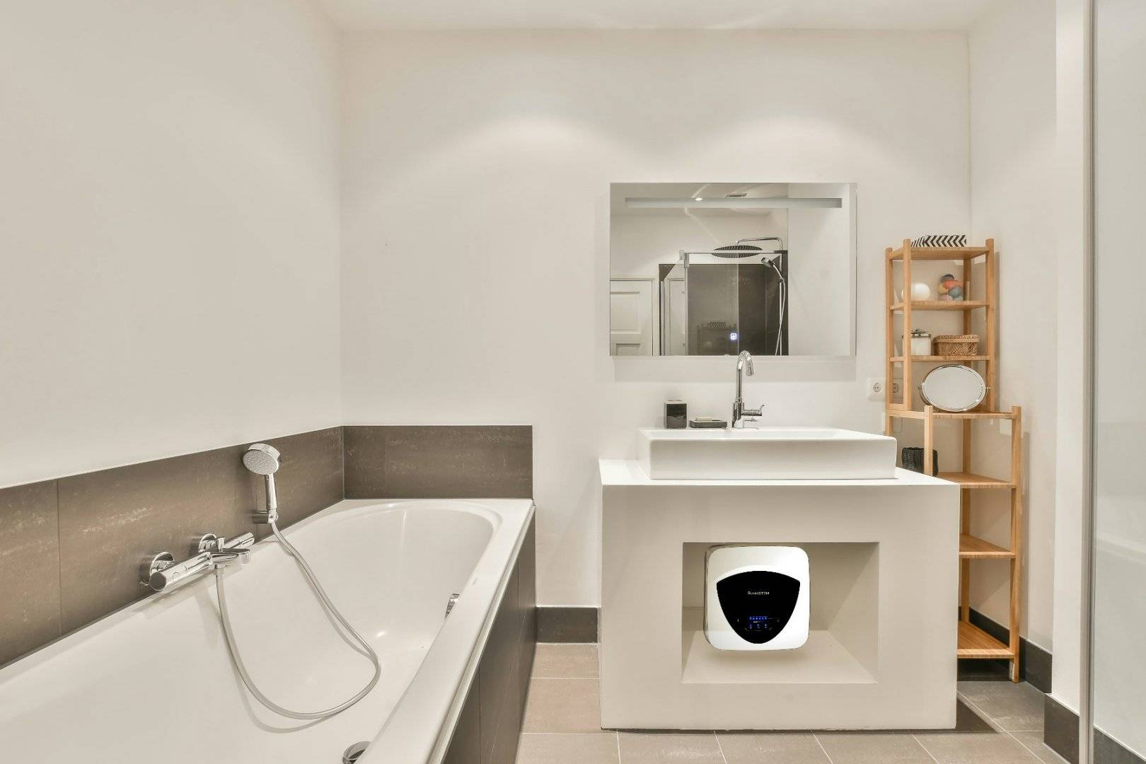 Boiler electric Ariston ANDRIS ELITE WIFI 15U/5 EU, 15 L, 1200 W, montaj sub chiuveta